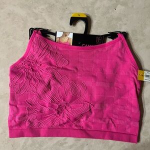 No Boundaries Vibrant Pink Floral Tank Top